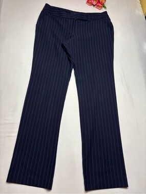 Worthington Modern Fit Pinstripe
Trousers - Navy Blue - Women's
Size 8P